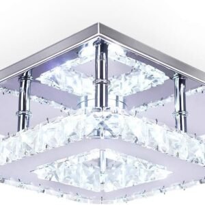 The Prisma Square | Mini Crystal LED Ceiling Light